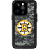 NHL Boston Bruins Camo iPhone 15 Pro Waterproof Case